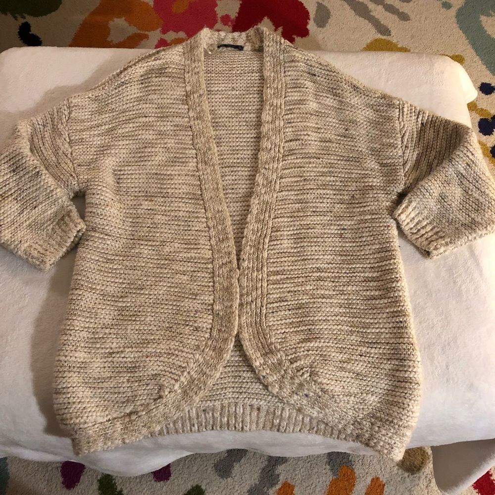Zara knit sweater oversized cardigan jacket, size medium